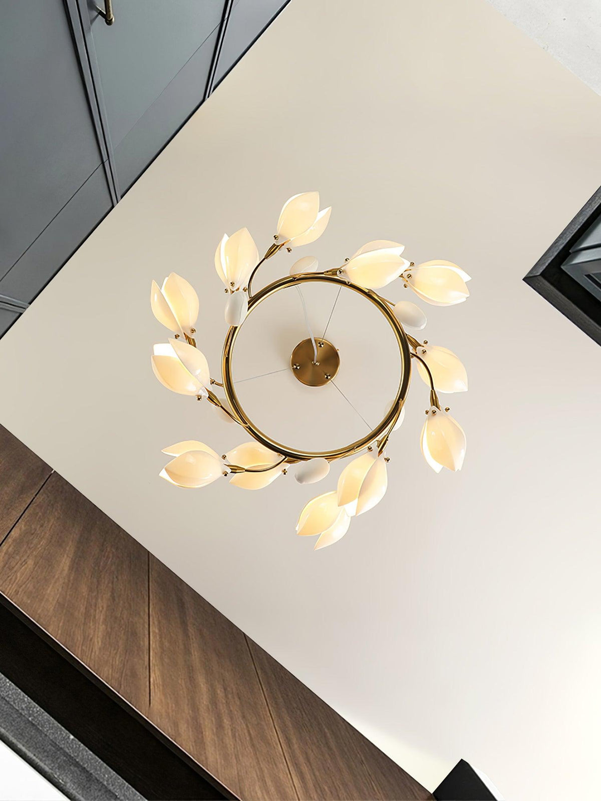Varenenna Ceramic Chandelier-Moonnatur