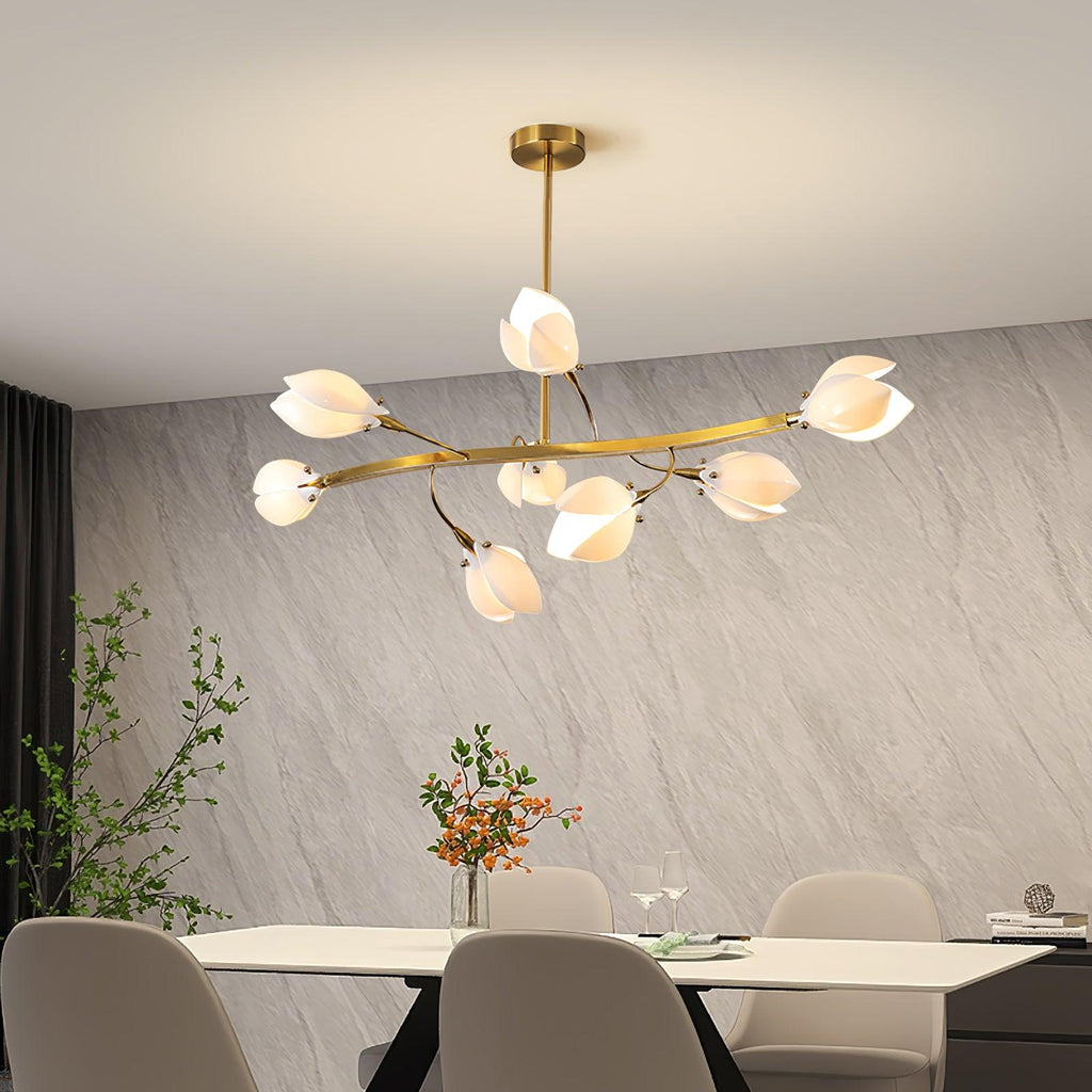 Varenenna Ceramic Chandelier-Moonnatur