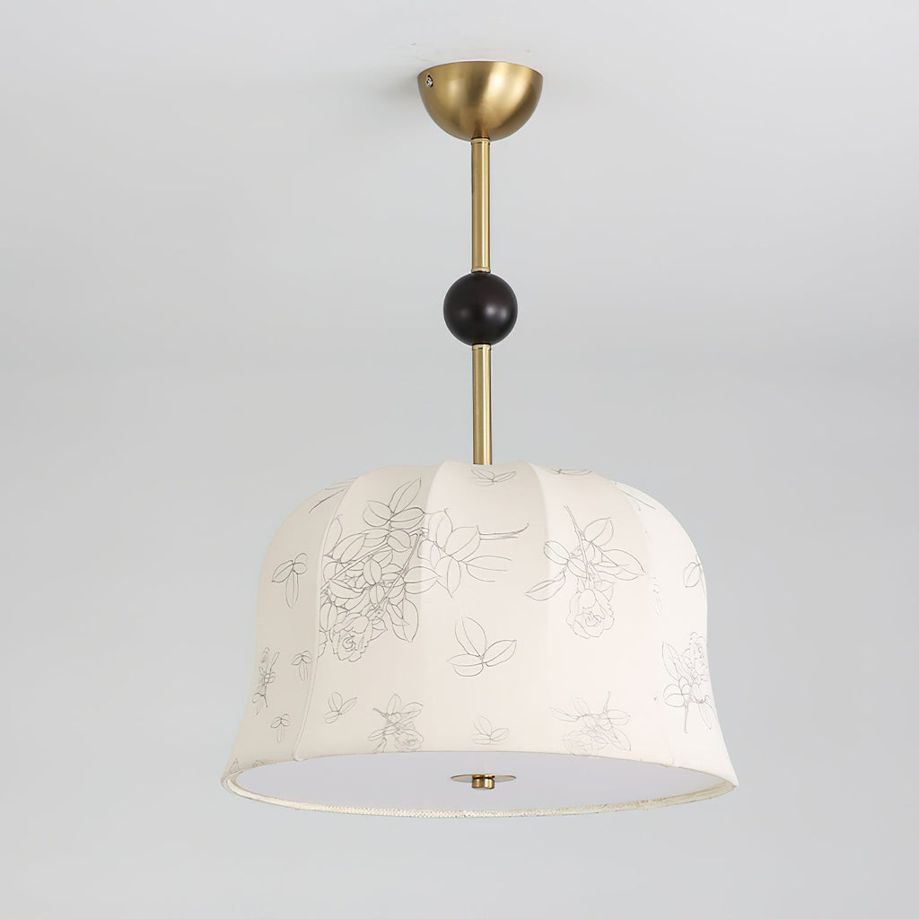 Rivenara Fabric Pendant Light-Moonnatur