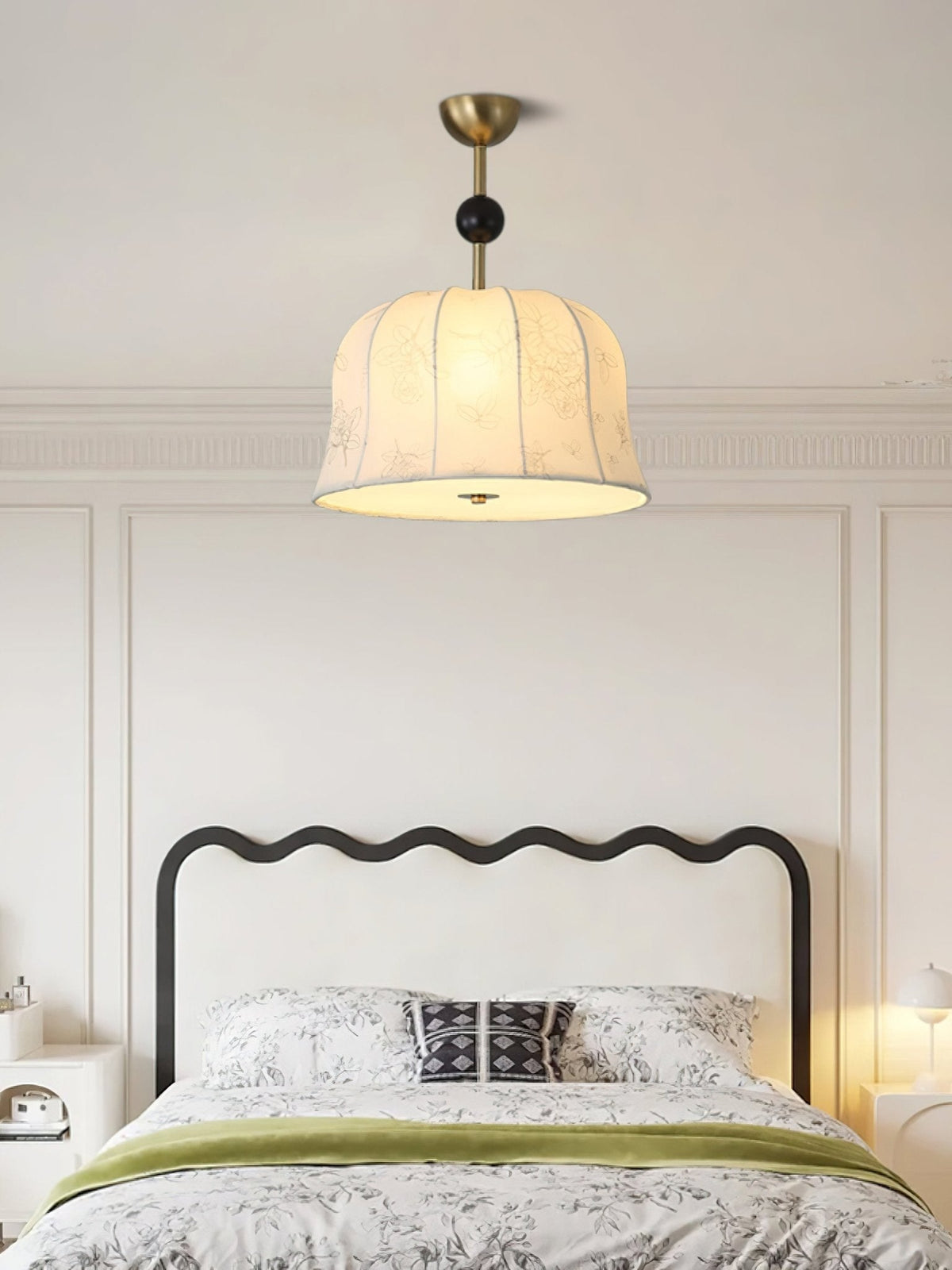 Rivenara Fabric Pendant Light-Moonnatur