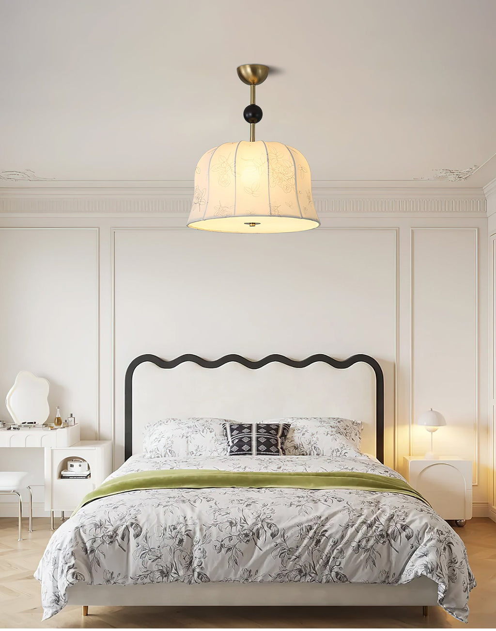 Rivenara Fabric Pendant Light-Moonnatur
