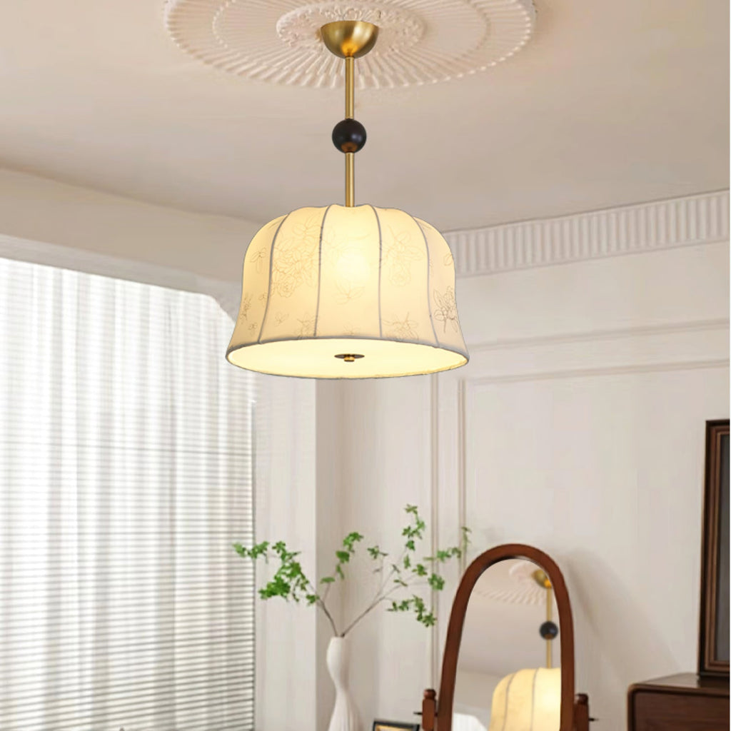 Rivenara Fabric Pendant Light-Moonnatur