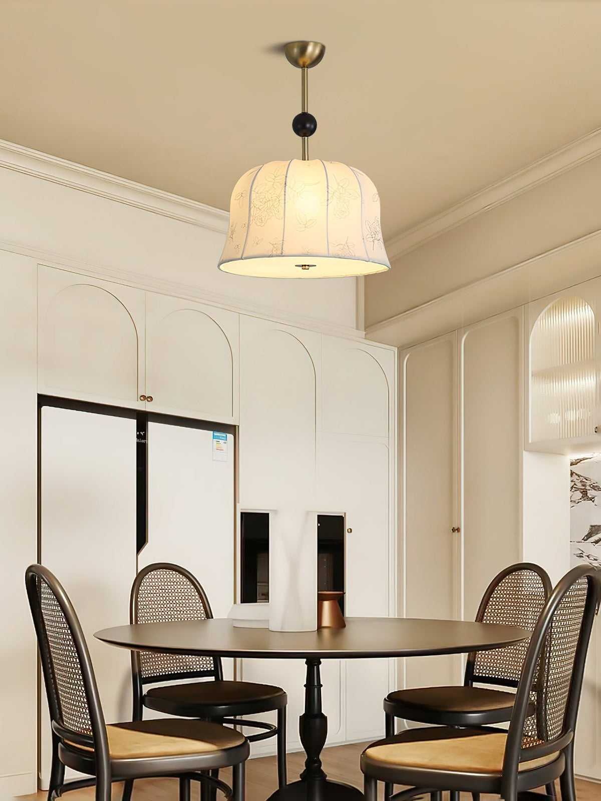 Rivenara Fabric Pendant Light-Moonnatur