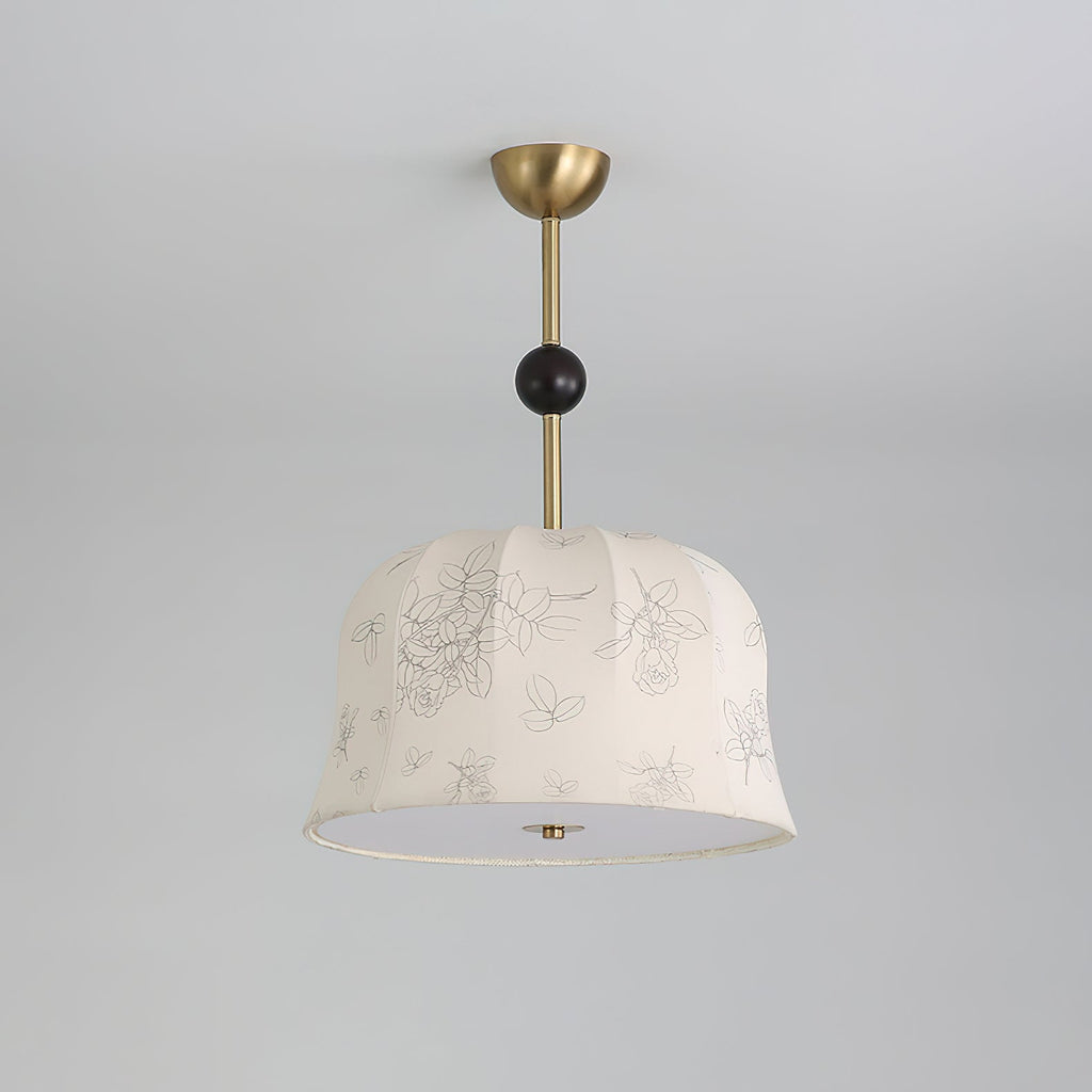 Rivenara Fabric Pendant Light-Moonnatur