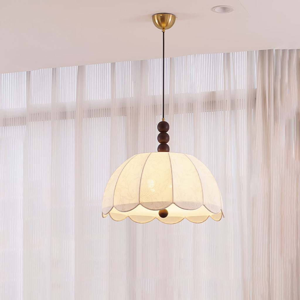Haldeneth Fabric Pendant Light-Moonnatur