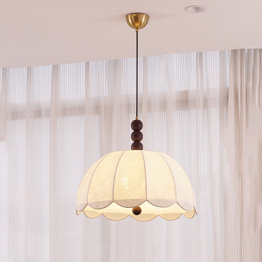Haldeneth Fabric Pendant Light-Moonnatur