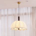 Haldeneth Fabric Pendant Light-Moonnatur
