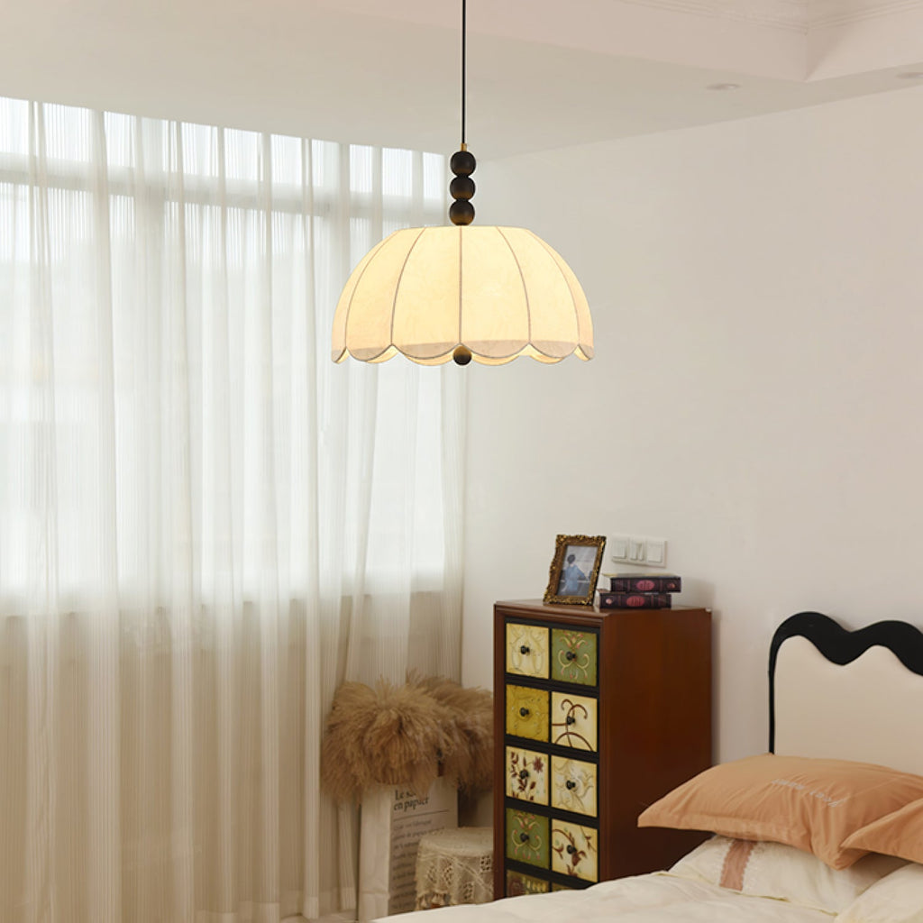 Haldeneth Fabric Pendant Light-Moonnatur
