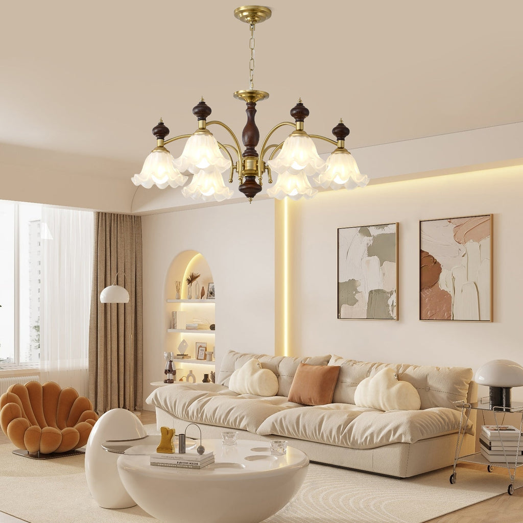 Reneth Glass Chandelier-Moonnatur