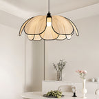 Quenora Abaca Fibre Pendant Light-Moonnatur