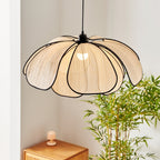 Quenora Abaca Fibre Pendant Light-Moonnatur
