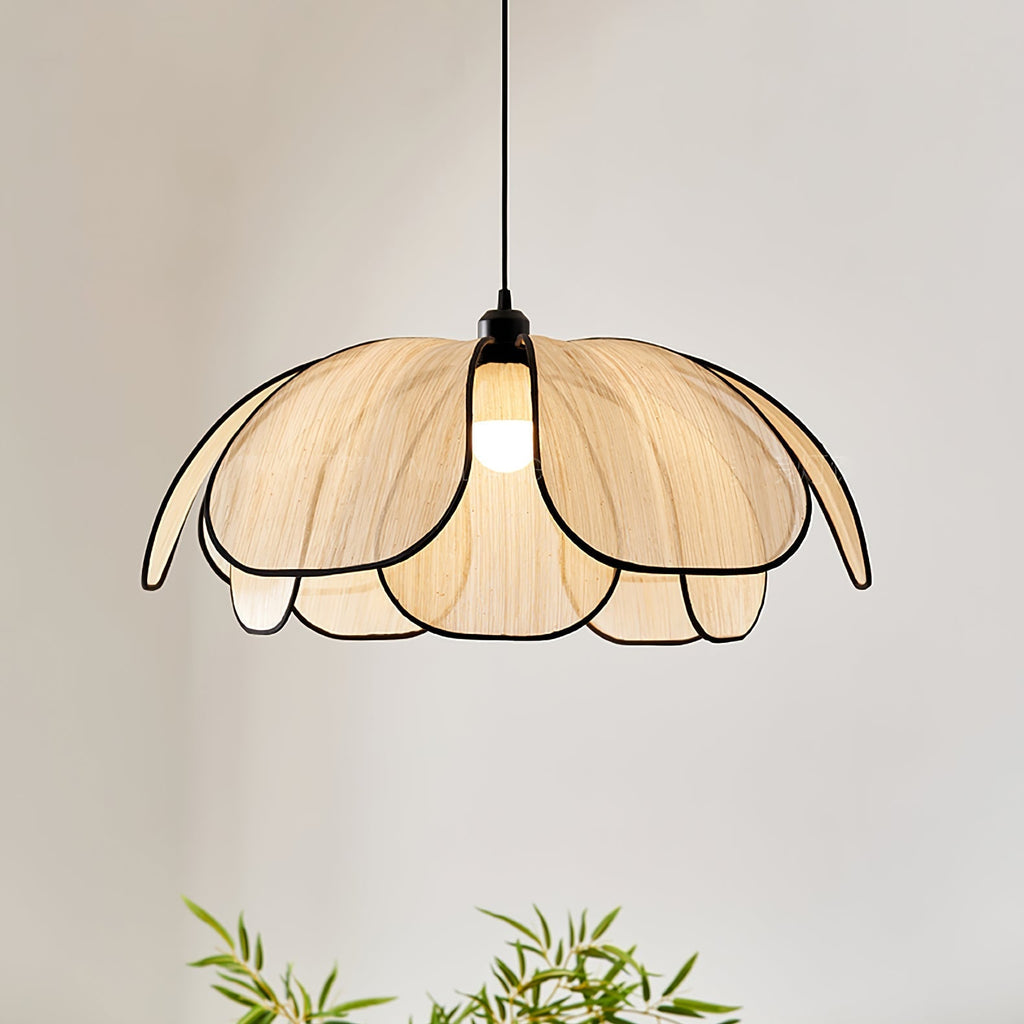 Quenora Abaca Fibre Pendant Light-Moonnatur
