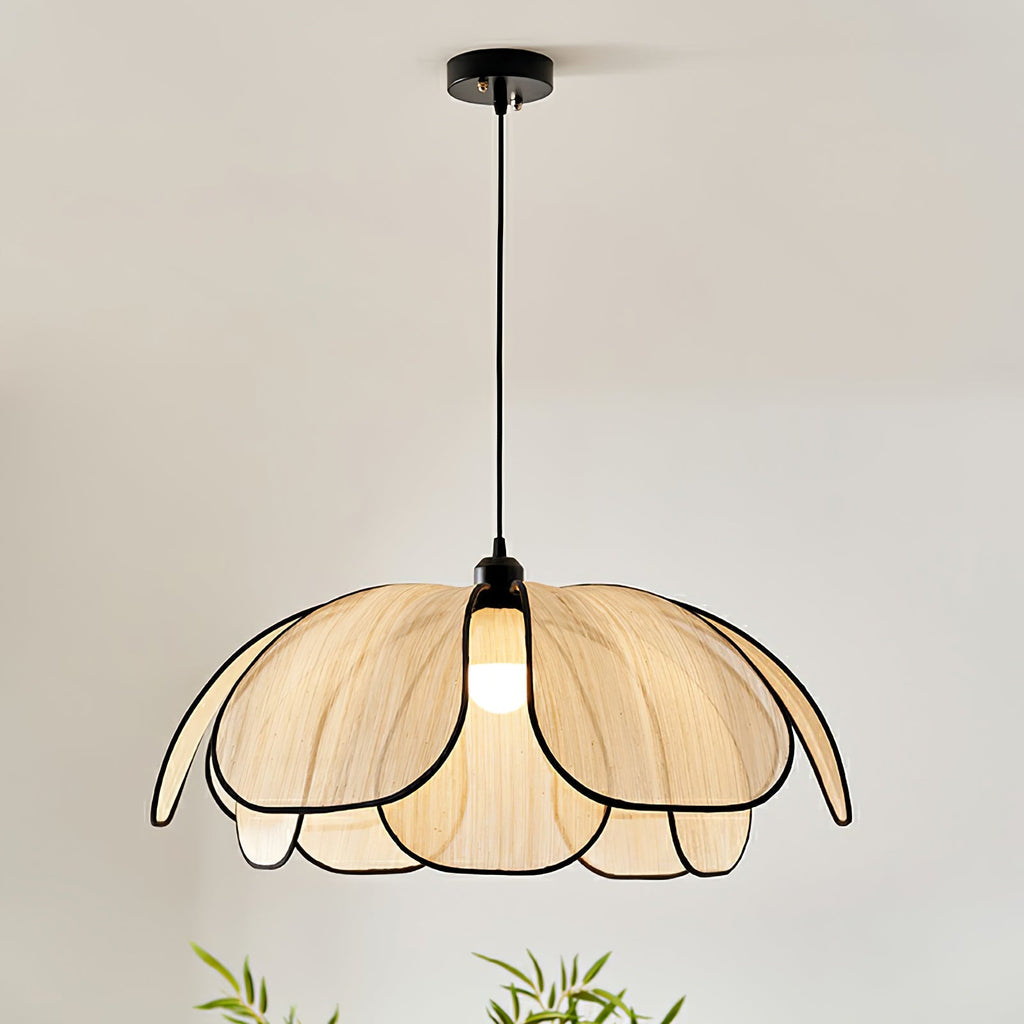 Quenora Abaca Fibre Pendant Light-Moonnatur