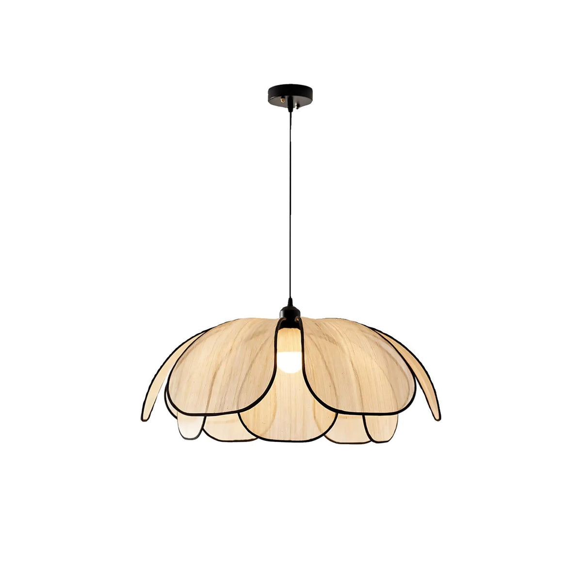 Quenora Abaca Fibre Pendant Light-Moonnatur
