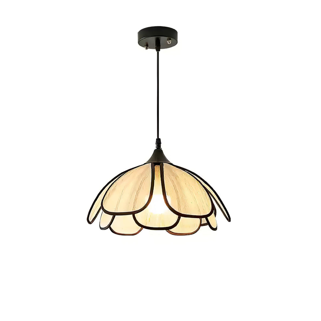 Quenora Abaca Fibre Pendant Light-Moonnatur
