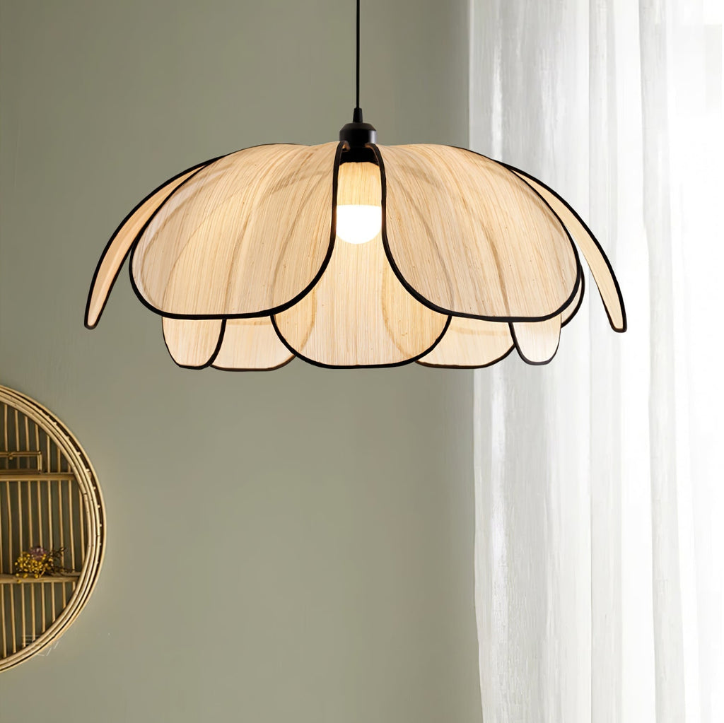 Quenora Abaca Fibre Pendant Light-Moonnatur