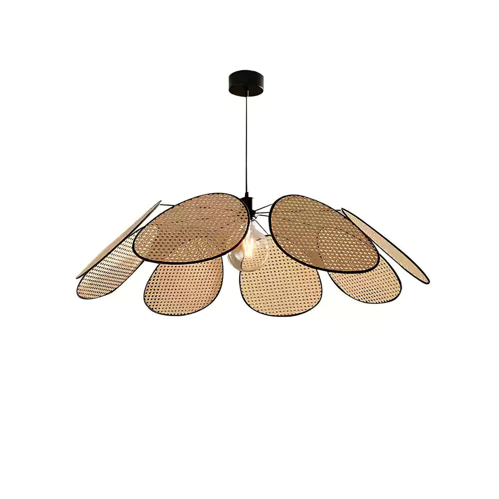 Finrella Rattan Pendant Light-Moonnatur
