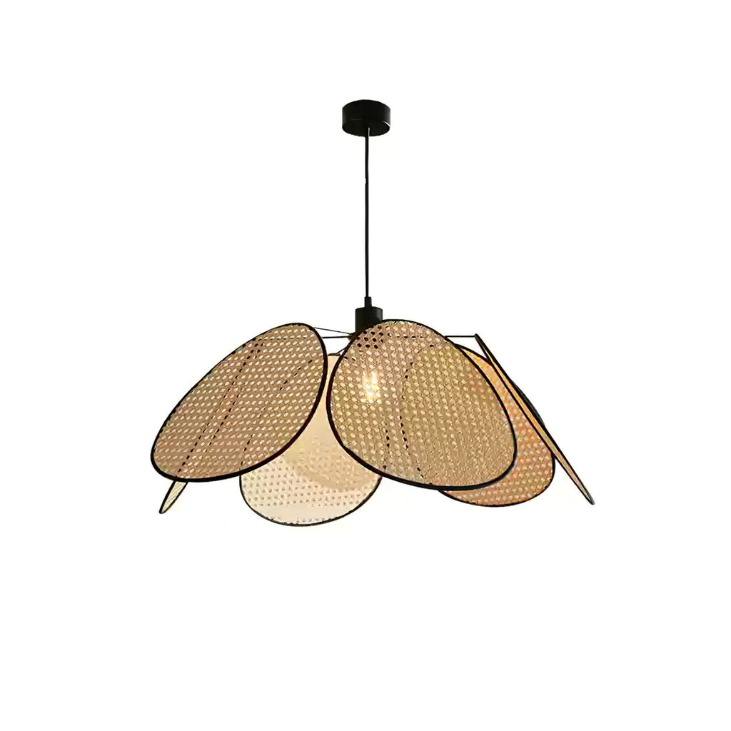 Finrella Rattan Pendant Light-Moonnatur