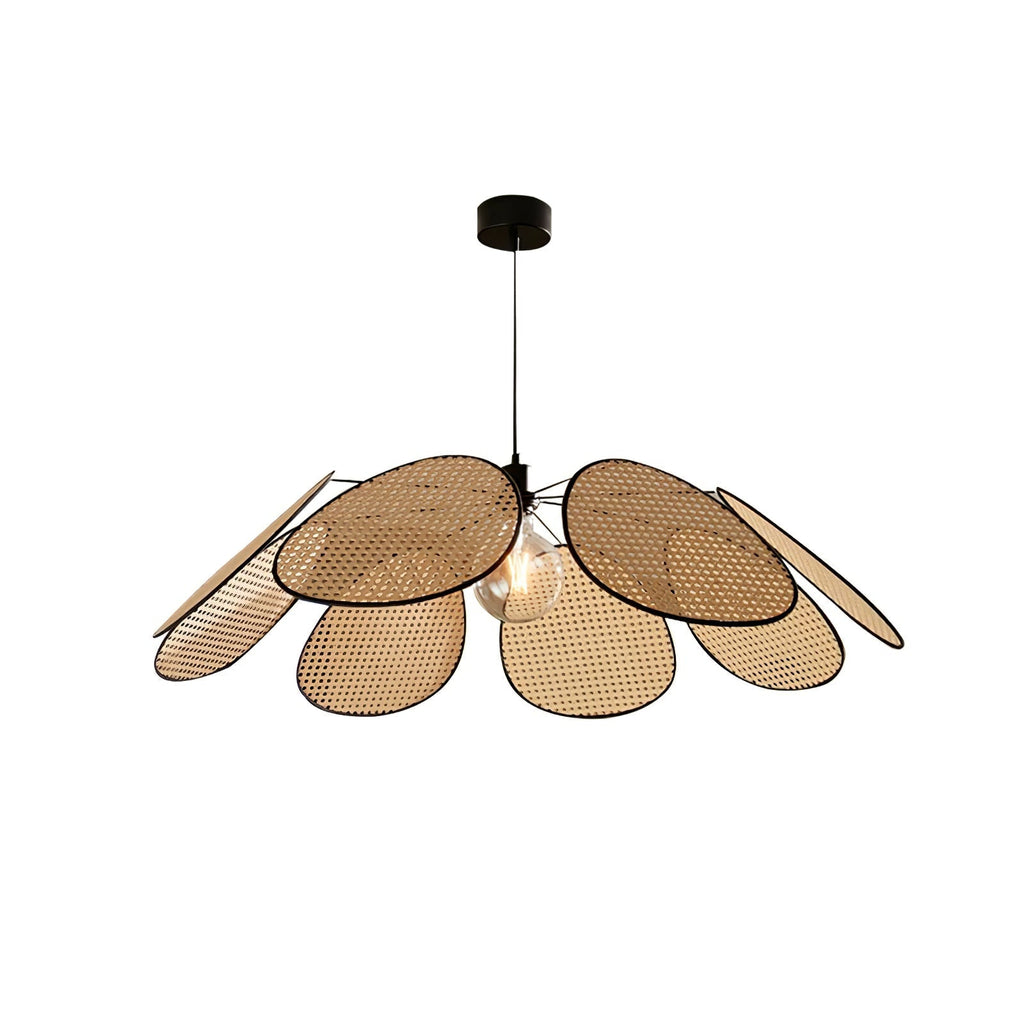 Finrella Rattan Pendant Light-Moonnatur