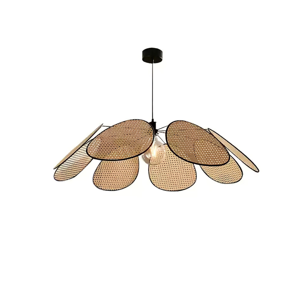 Finrella Rattan Pendant Light-Moonnatur