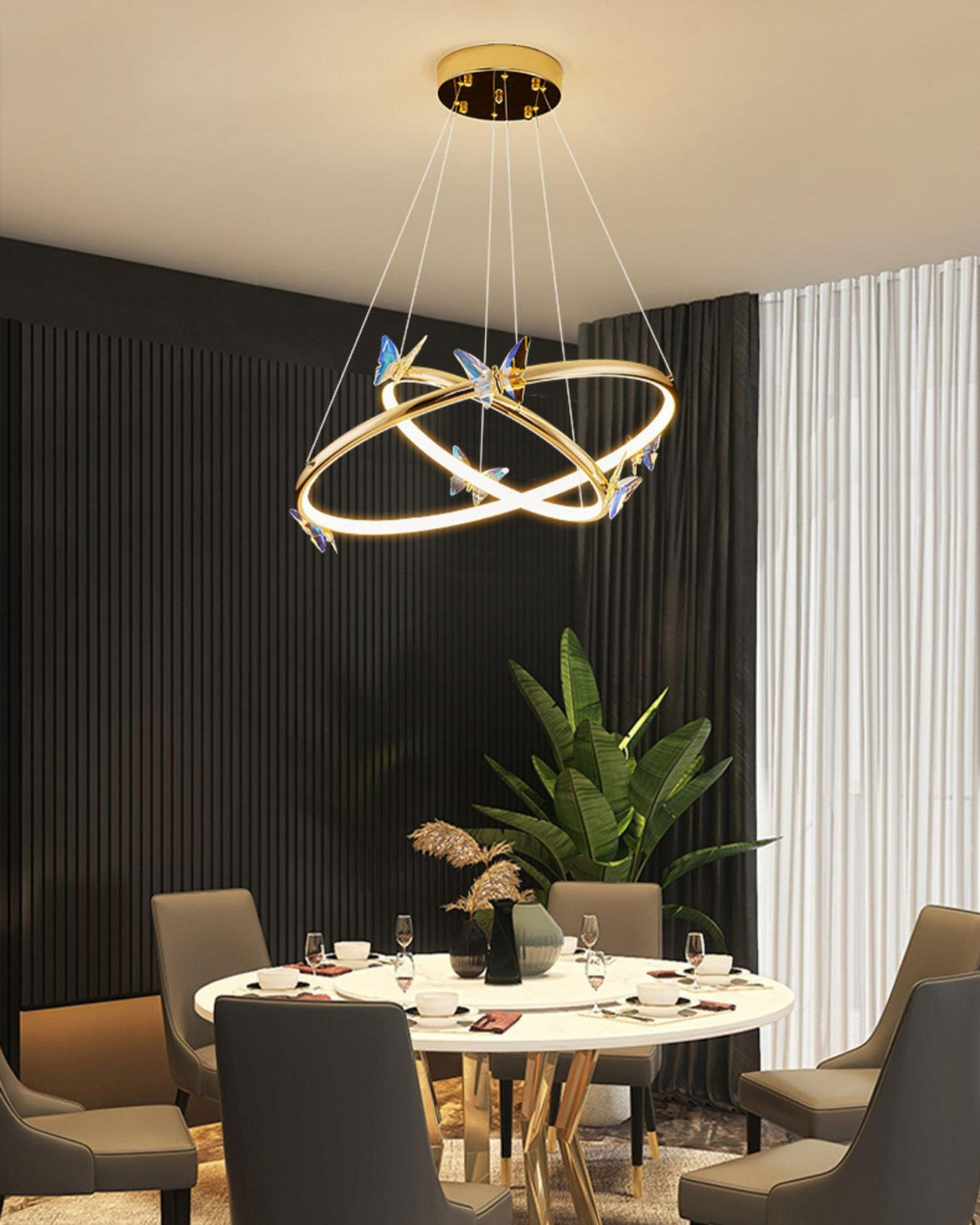 Jarenelle Crystal Chandelier-Moonnatur