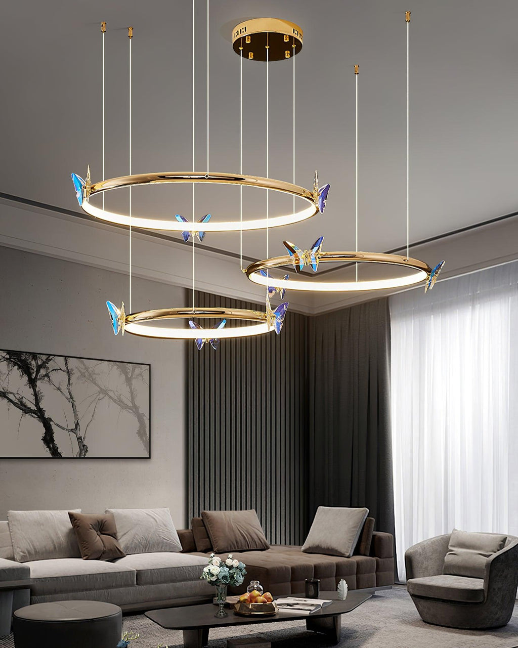 Jarenelle Crystal Chandelier-Moonnatur
