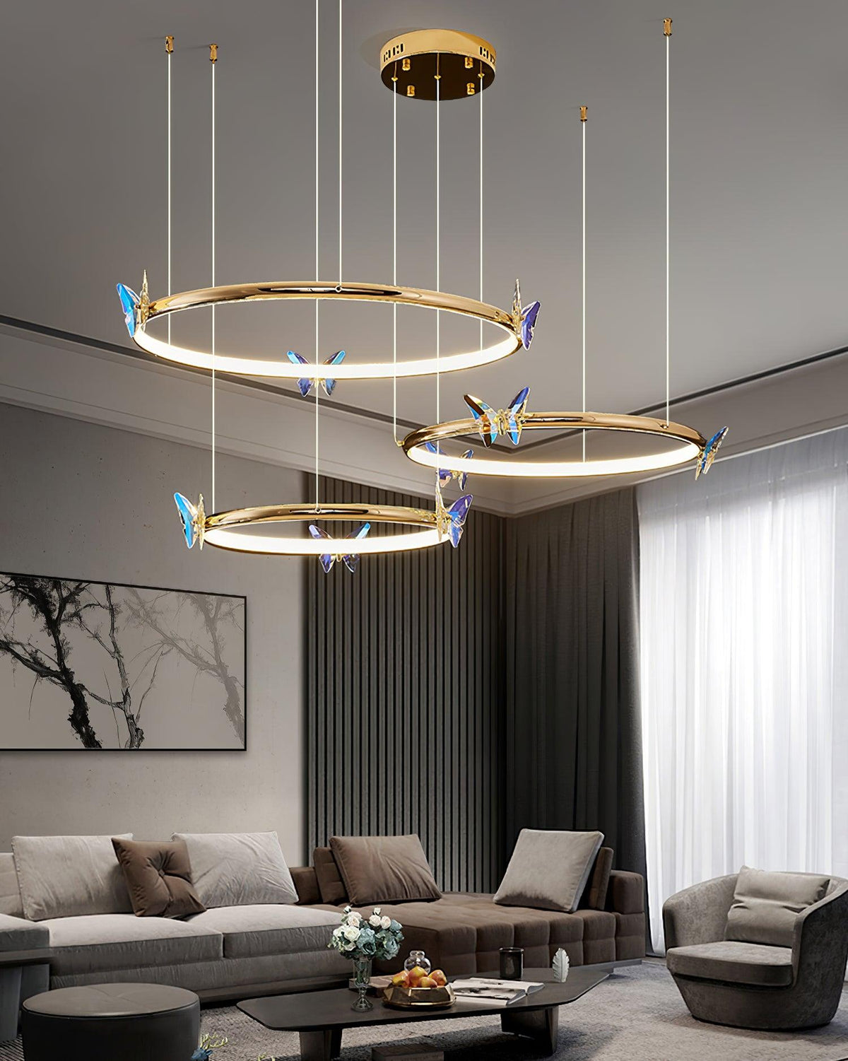 Jarenelle Crystal Chandelier-Moonnatur