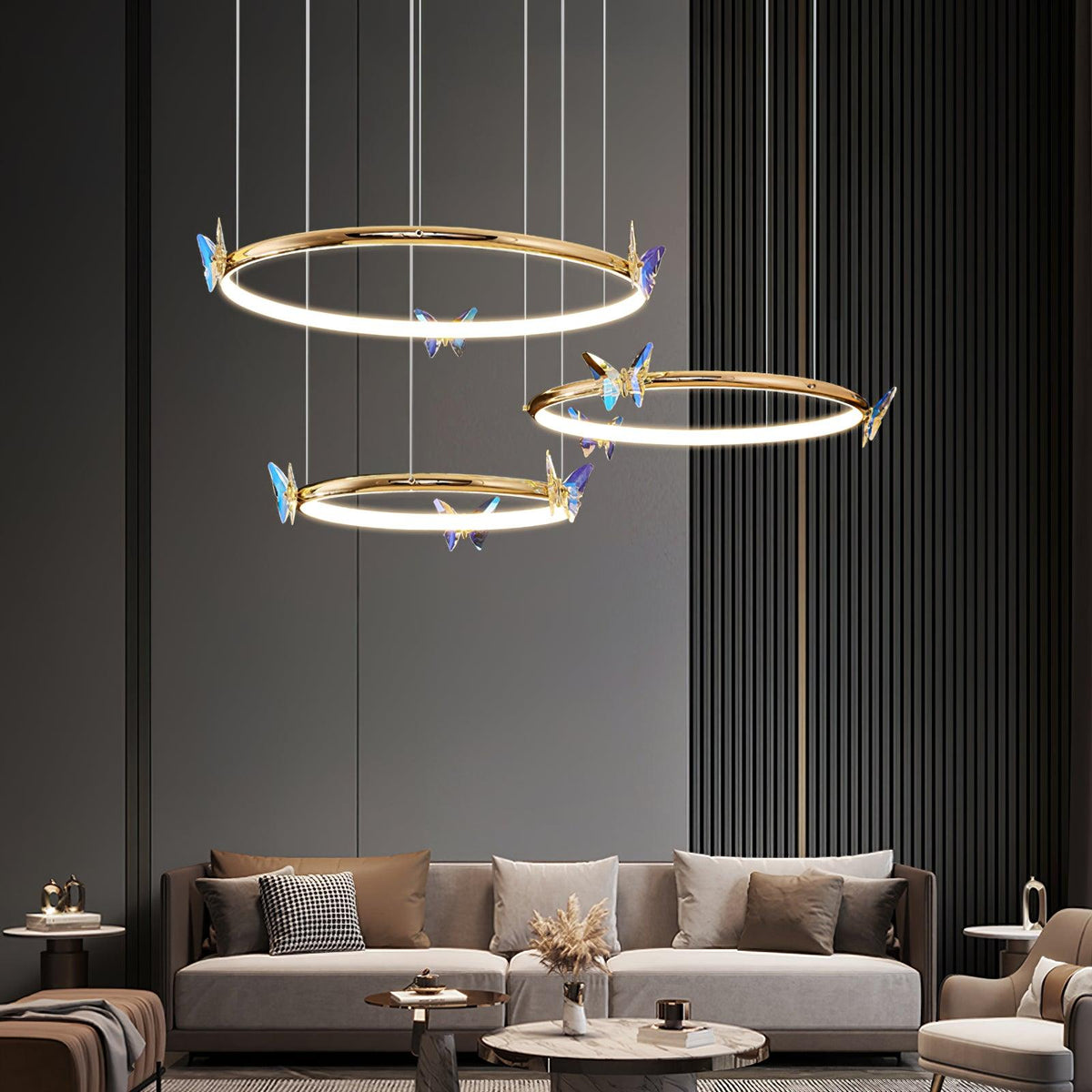 Jarenelle Crystal Chandelier-Moonnatur