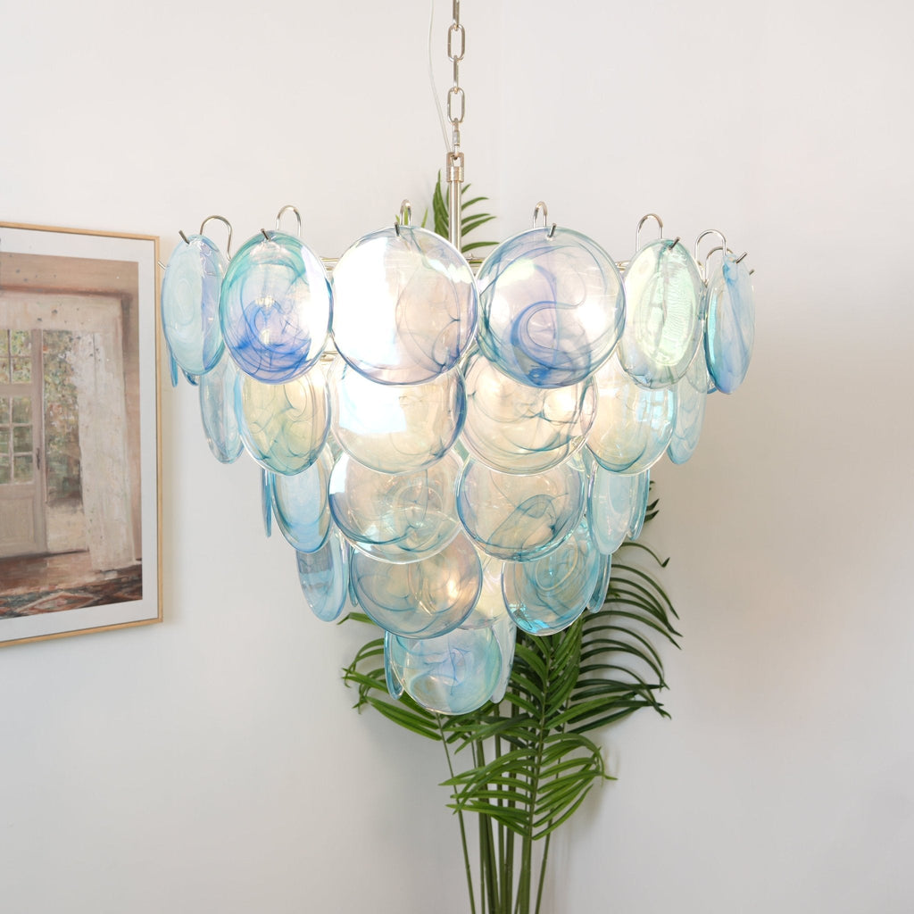 Serenena Glass Chandelier-Moonnatur