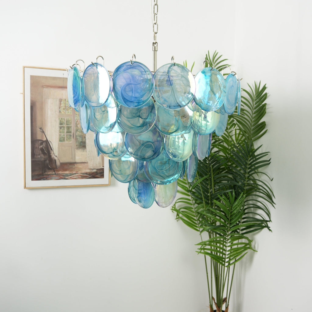 Serenena Glass Chandelier-Moonnatur