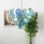 Serenena Glass Chandelier-Moonnatur
