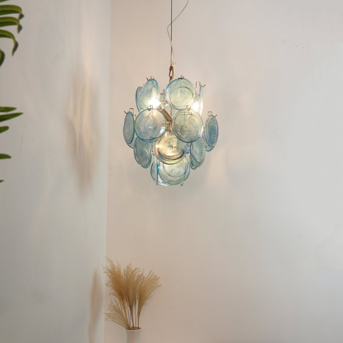 Cardelrose Glass Chandelier-Moonnatur