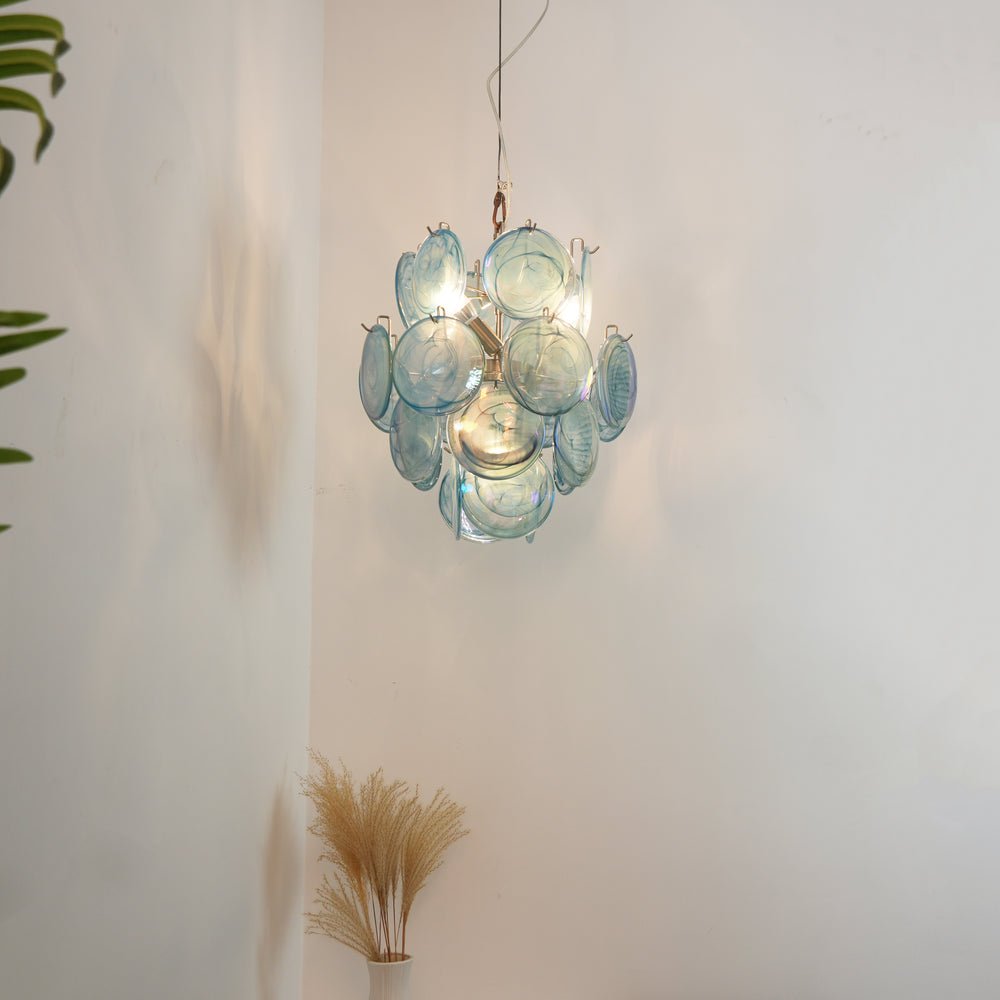 Cardelrose Glass Chandelier-Moonnatur