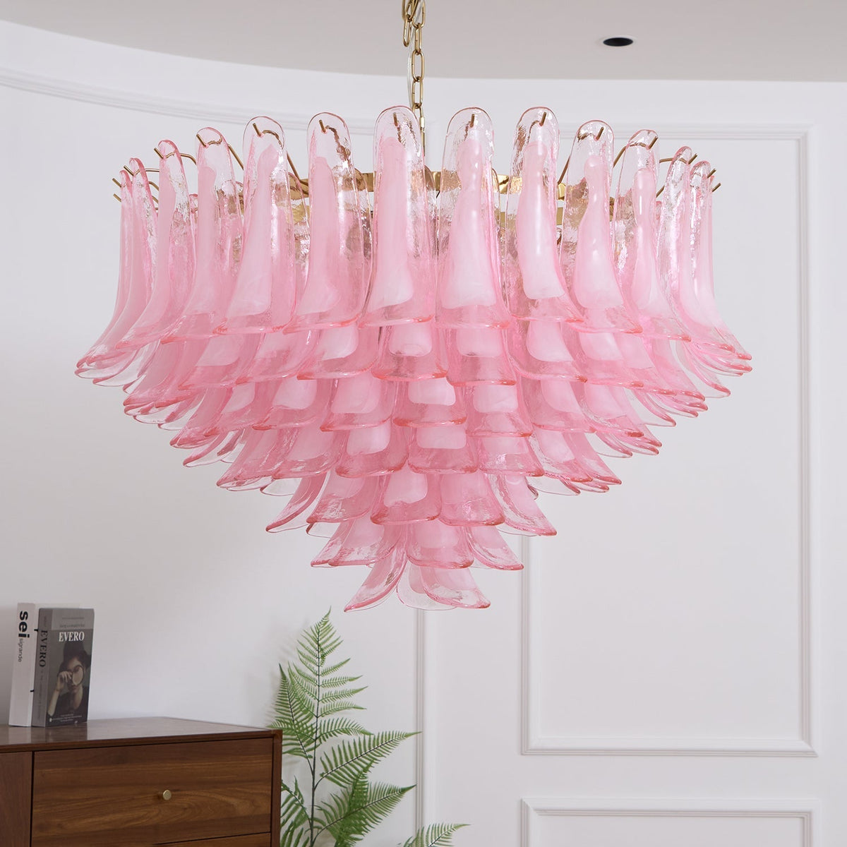 Darneleth Glass Chandelier-Moonnatur