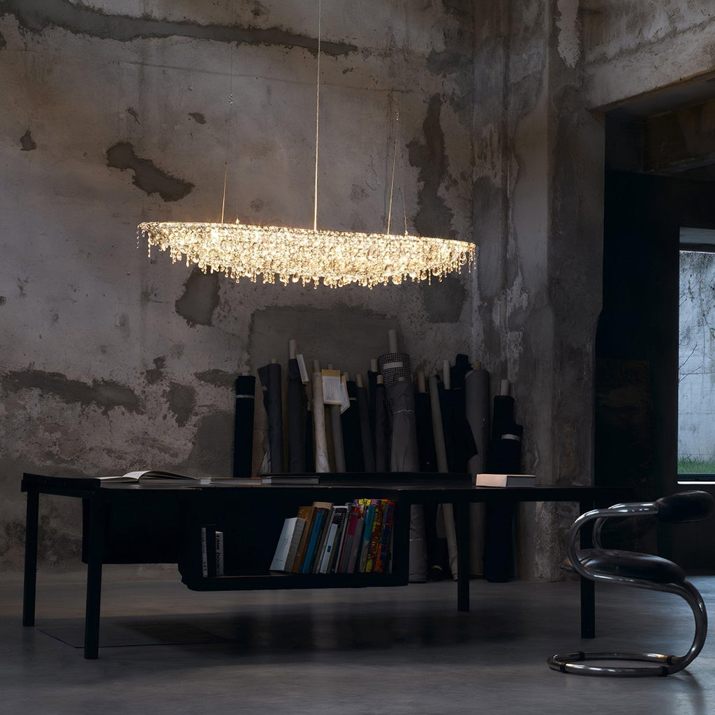 Haveriel Crystal Pendant Light-Moonnatur
