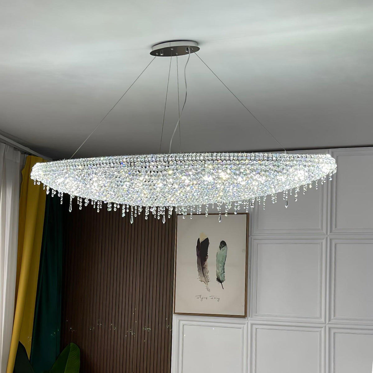 Haveriel Crystal Pendant Light-Moonnatur