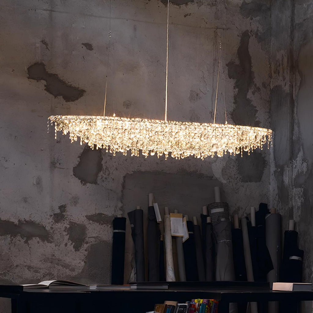 Haveriel Crystal Pendant Light-Moonnatur