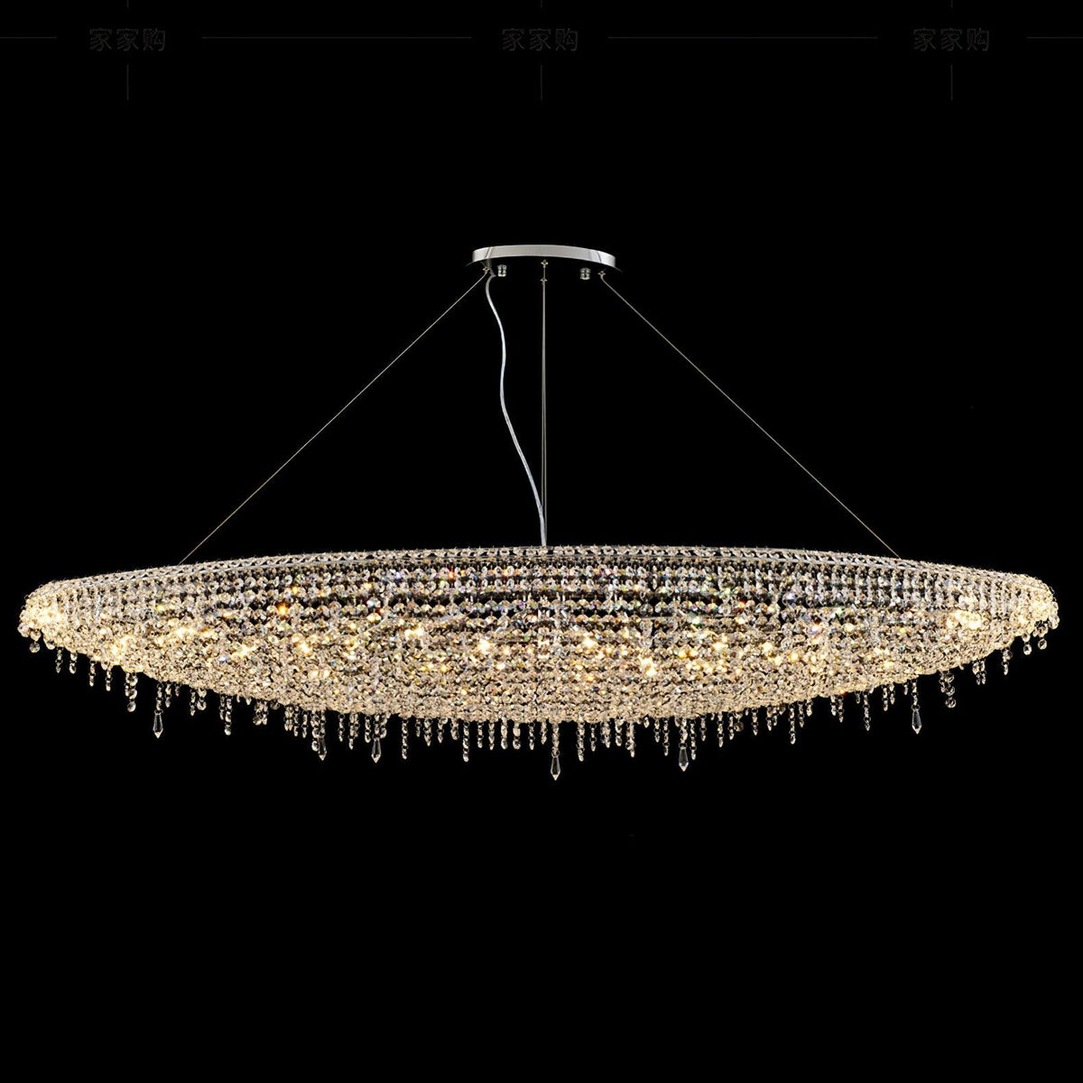 Haveriel Crystal Pendant Light-Moonnatur