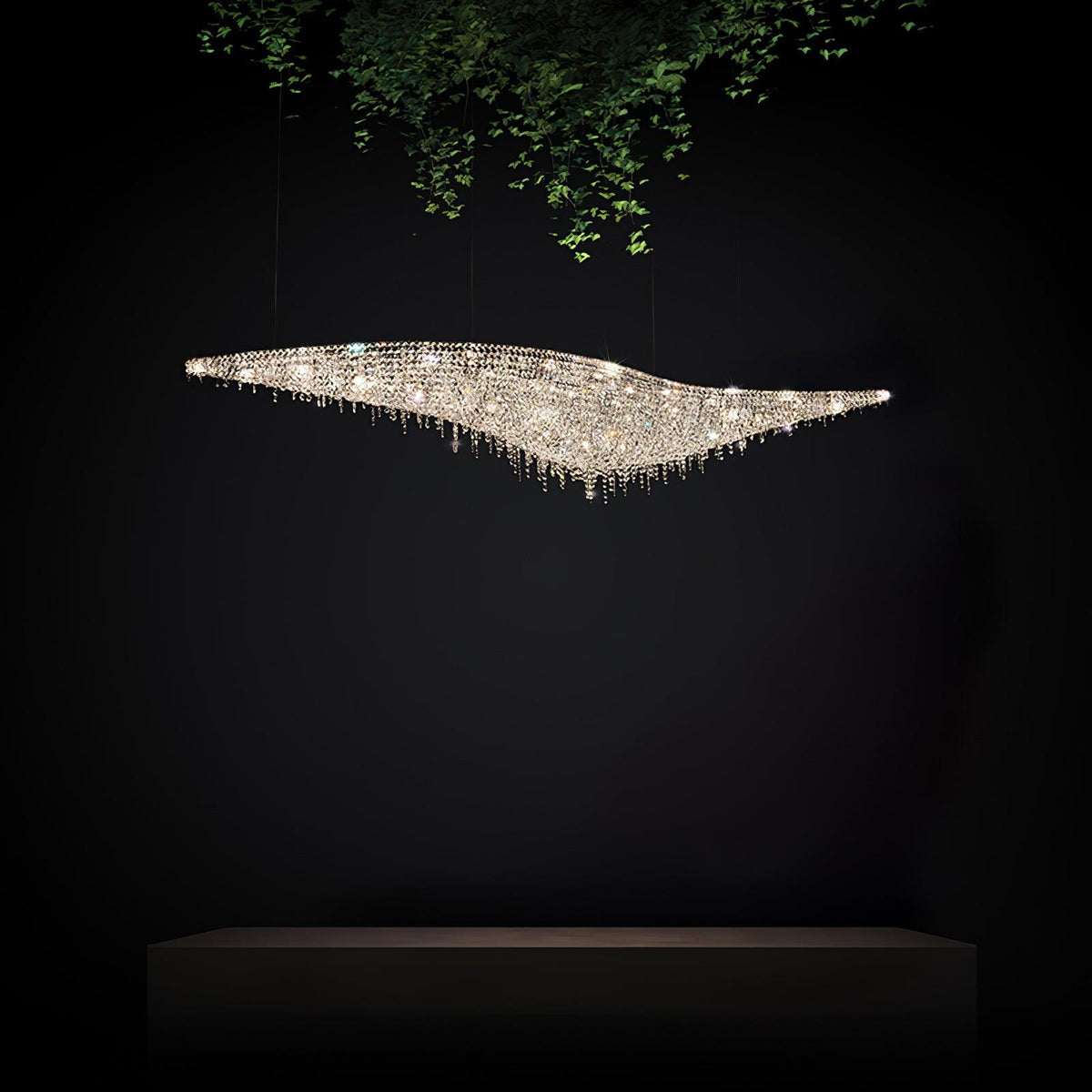 Haveriel Crystal Pendant Light-Moonnatur