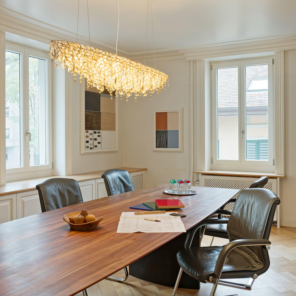 Haveriel Crystal Pendant Light-Moonnatur