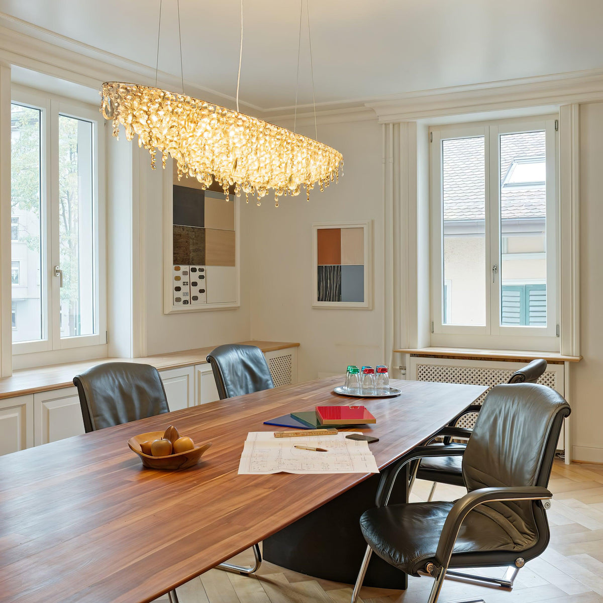 Haveriel Crystal Pendant Light-Moonnatur