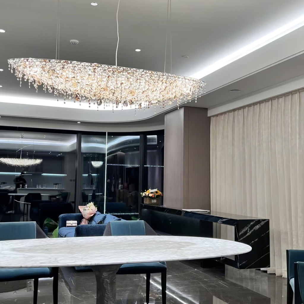 Haveriel Crystal Pendant Light-Moonnatur