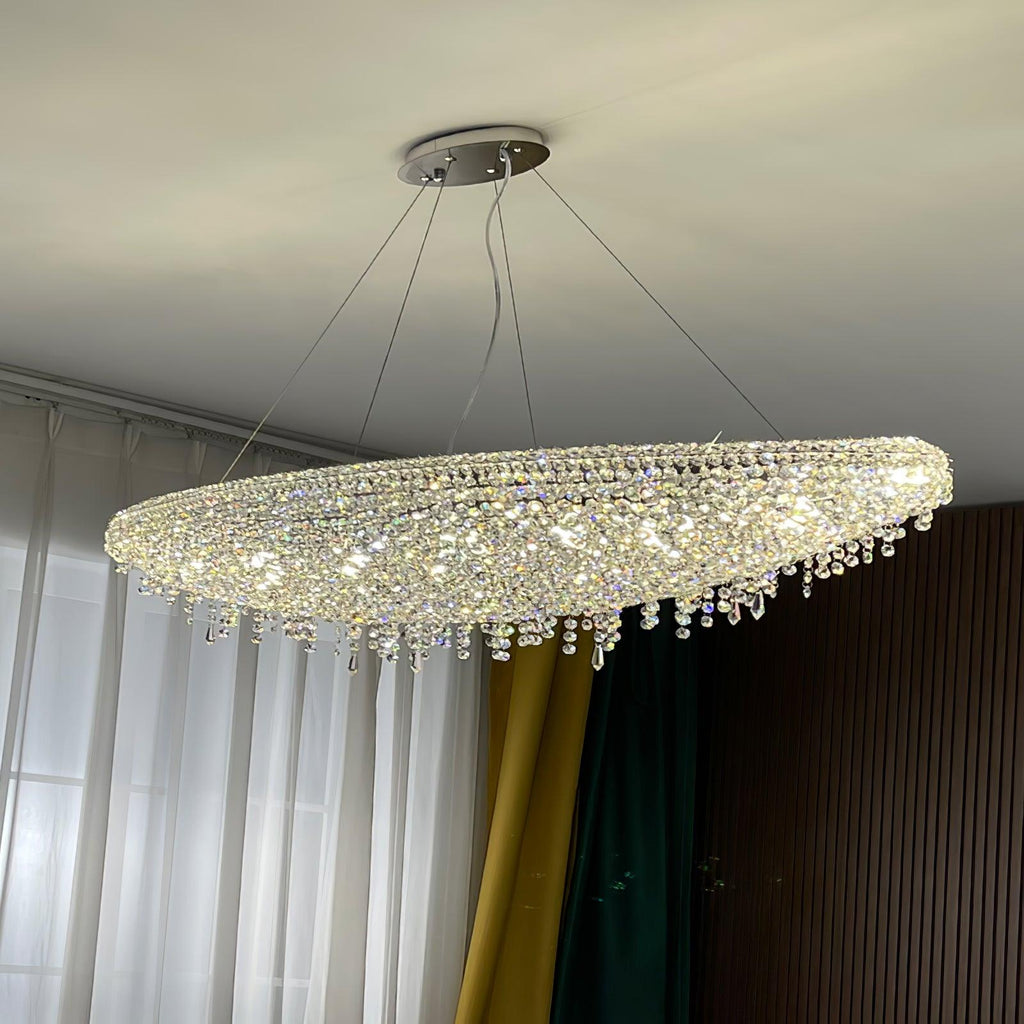 Haveriel Crystal Pendant Light-Moonnatur