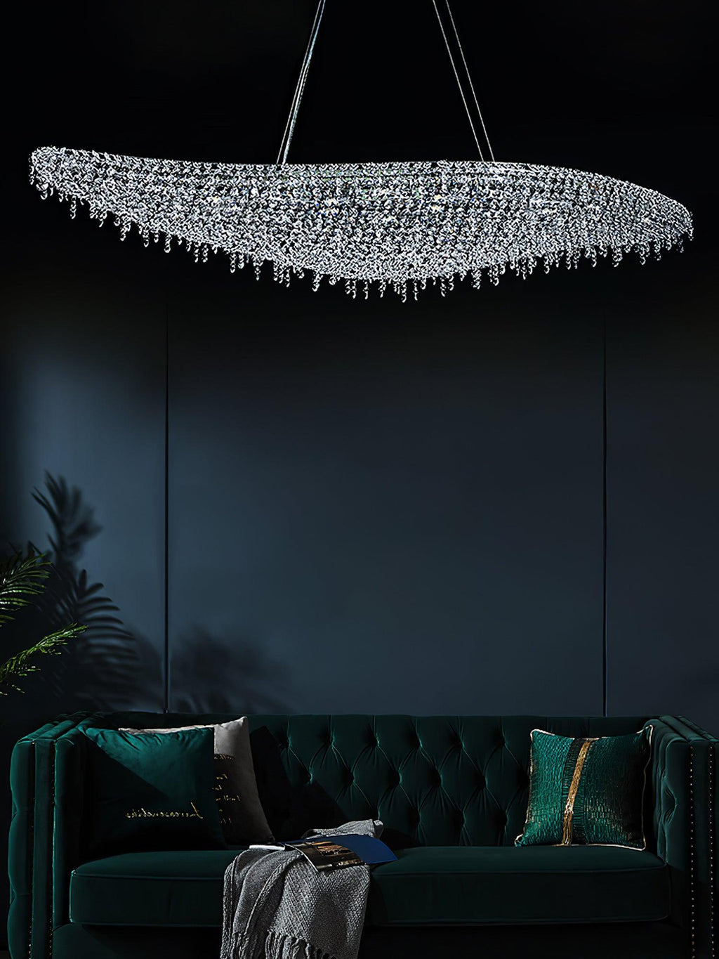 Haveriel Crystal Pendant Light-Moonnatur