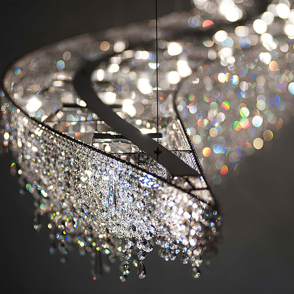 Haveriel Crystal Pendant Light-Moonnatur