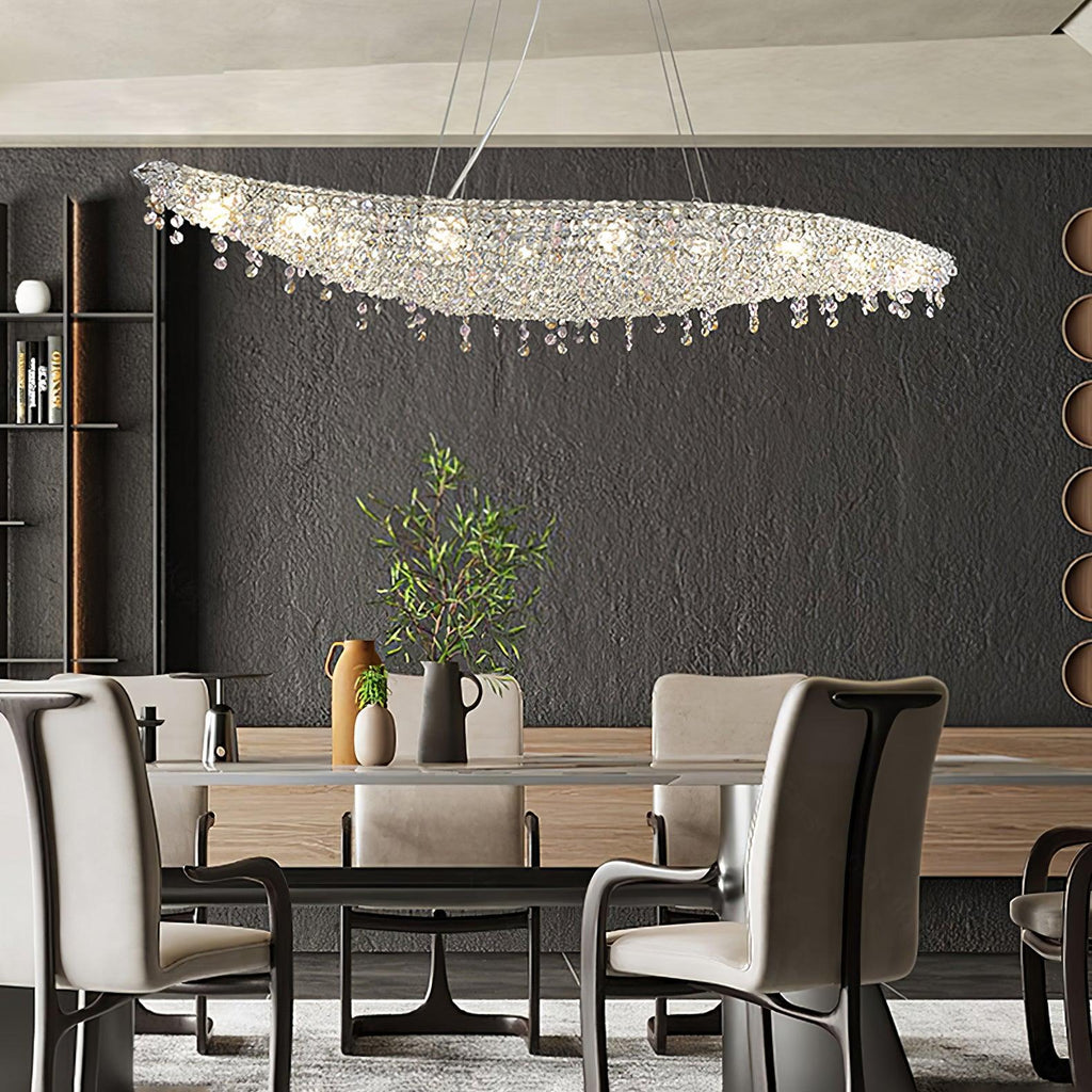 Haveriel Crystal Pendant Light-Moonnatur