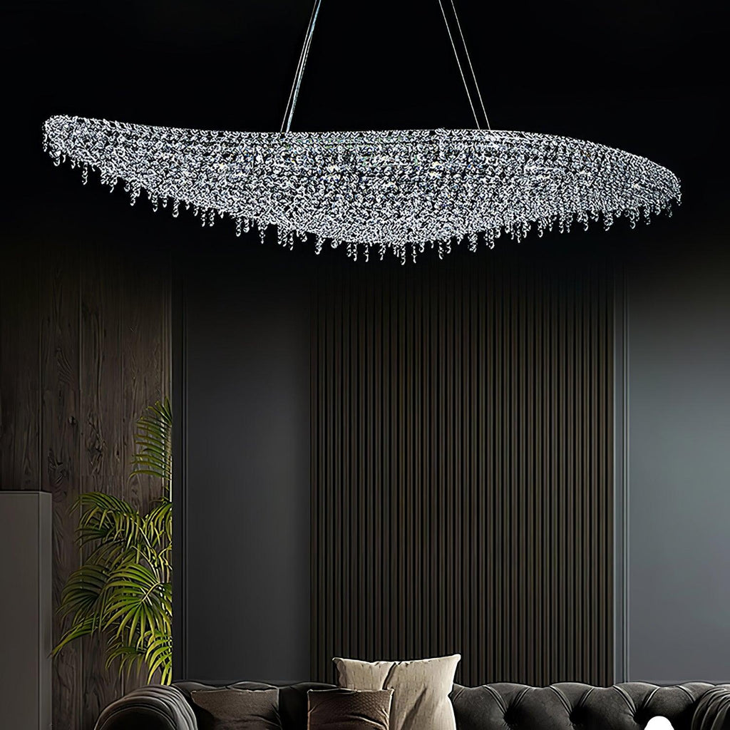 Haveriel Crystal Pendant Light-Moonnatur