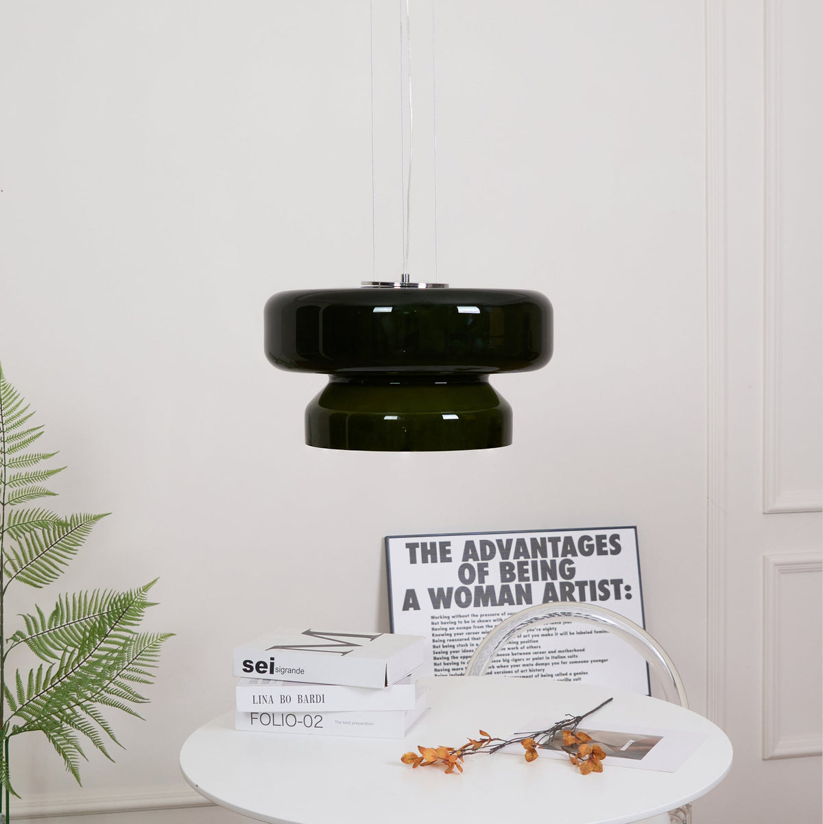 Verdenaria Glass Pendant Light-Moonnatur