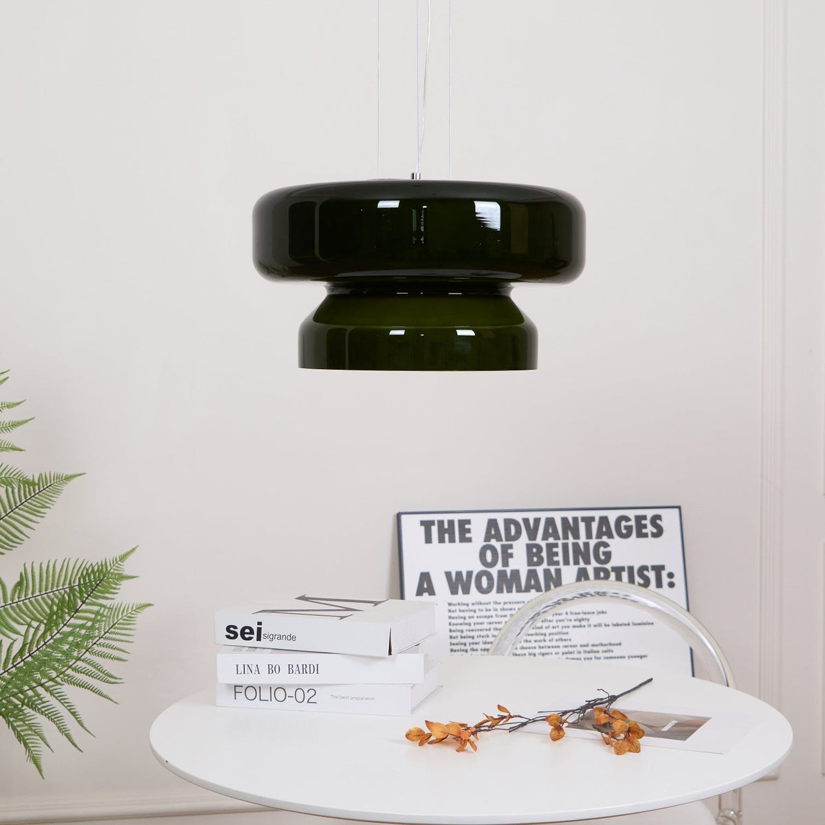 Verdenaria Glass Pendant Light-Moonnatur