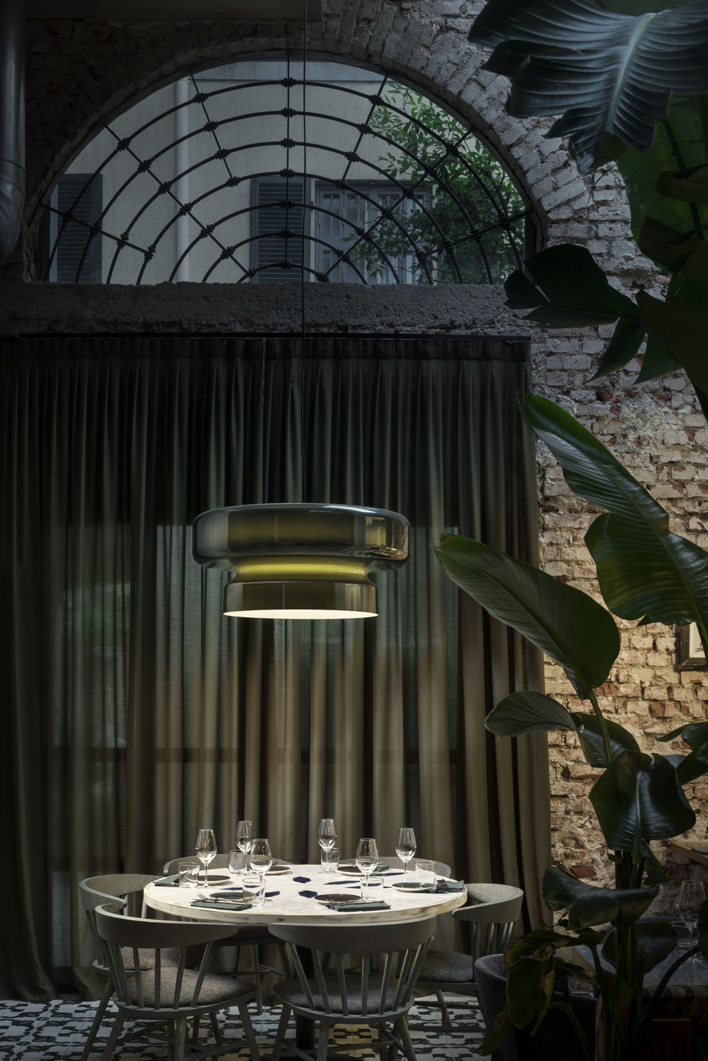 Verdenaria Glass Pendant Light-Moonnatur